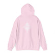 Power 528 Hz Star Logo Hoodie | Frequency Botanical Minimalist Design