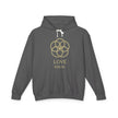 F°6 - LOVE - Unisex Lightweight Hooded Sweatshirt