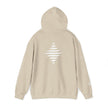 Power 528 Hz Star Logo Hoodie | Frequency Botanical Minimalist Design