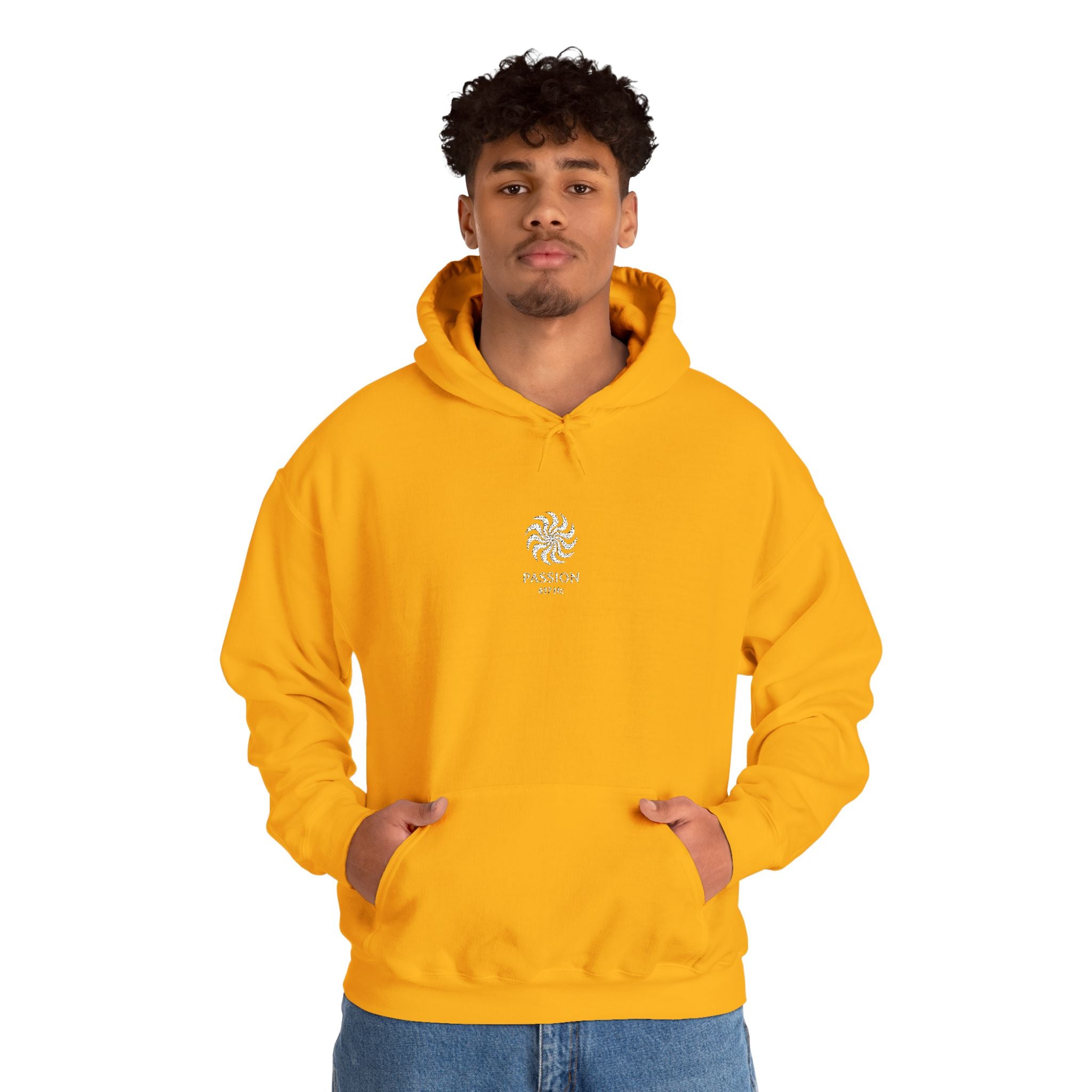 F°4 - PASSION - EMBROIDERED Unisex Heavy Blend™ Hooded Sweatshirt