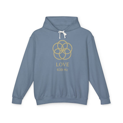 F°6 - LOVE - Unisex Lightweight Hooded Sweatshirt