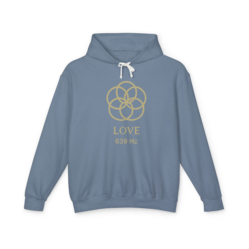 F°6 - LOVE - Unisex Lightweight Hooded Sweatshirt
