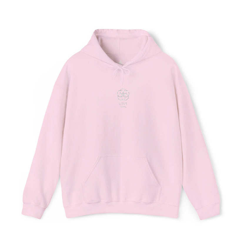 F°6 - LOVE - EMBROIDERED Unisex Heavy Blend™ Hooded Sweatshirt