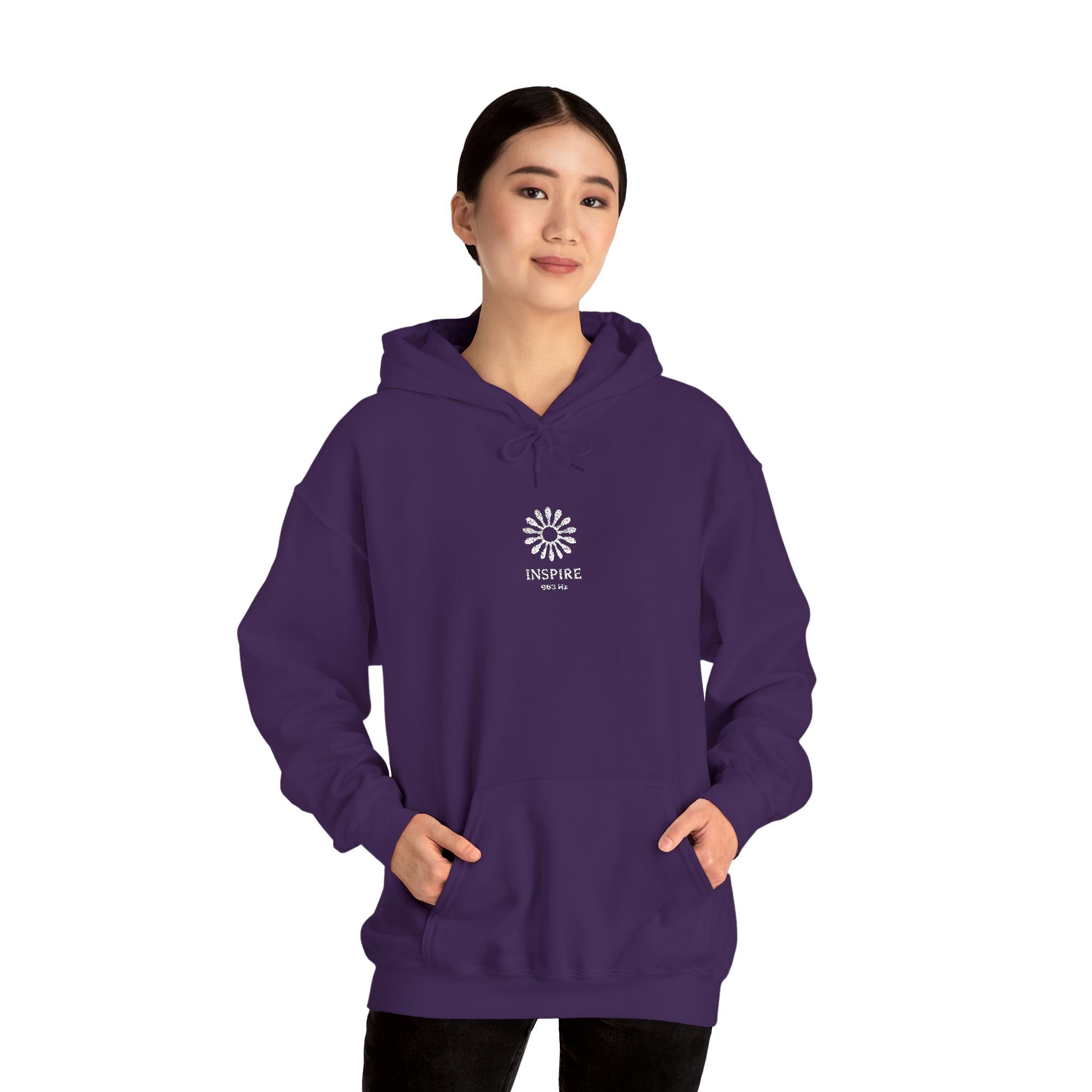 F°9 - INSPIRE - EMBROIDERED Unisex Heavy Blend™ Hooded Sweatshirt