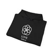 Love 639 Hz Star Logo Hoodie | Frequency Botanical Minimalist Design