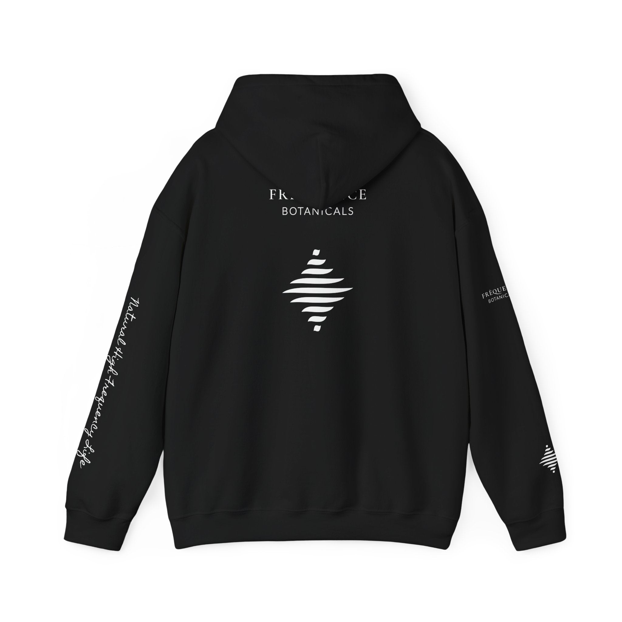 Energy 285 Hz Star Logo Hoodie | Frequency Botanical Minimalist Design