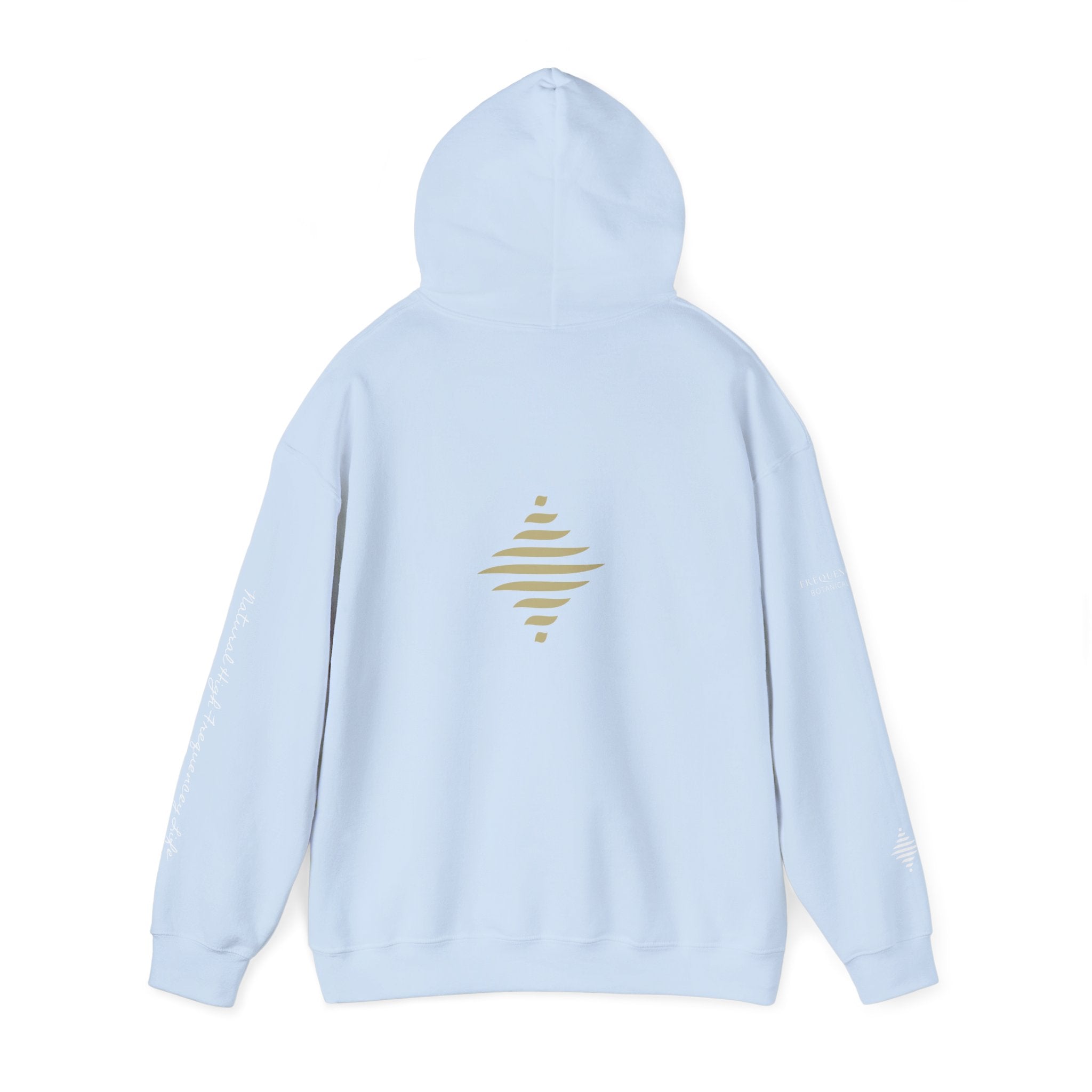 Instinct 396 Hz Star Logo Hoodie | Frequency Botanical Minimalist Design