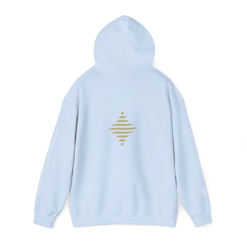 Instinct 396 Hz Star Logo Hoodie | Frequency Botanical Minimalist Design