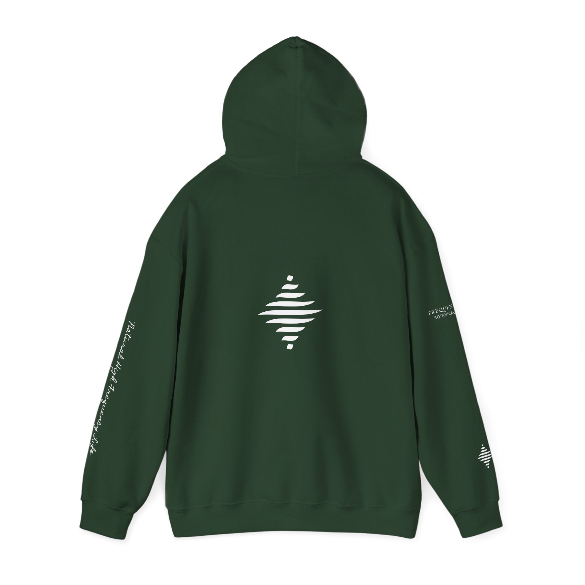 Inspire 965 Hz Star Logo Hoodie | Frequency Botanical Minimalist Design