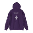 Express 741 Hz Star Logo Hoodie | Frequency Botanical Minimalist Design