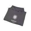 Express 741 Hz Star Logo Hoodie | Frequency Botanical Minimalist Design