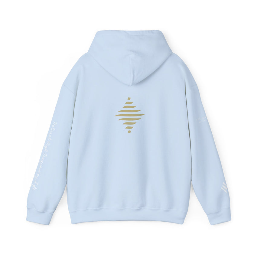 Instinct 396 Hz Star Logo Hoodie | Frequency Botanical Minimalist Design