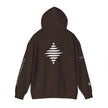 Power 528 Hz Star Logo Hoodie | Frequency Botanical Minimalist Design