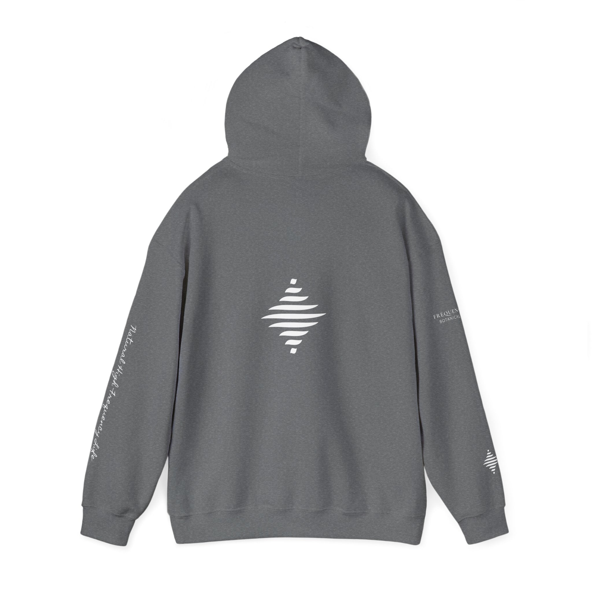 Inspire 965 Hz Star Logo Hoodie | Frequency Botanical Minimalist Design