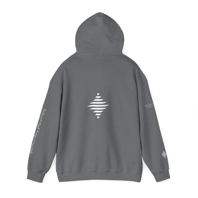 Inspire 965 Hz Star Logo Hoodie | Frequency Botanical Minimalist Design