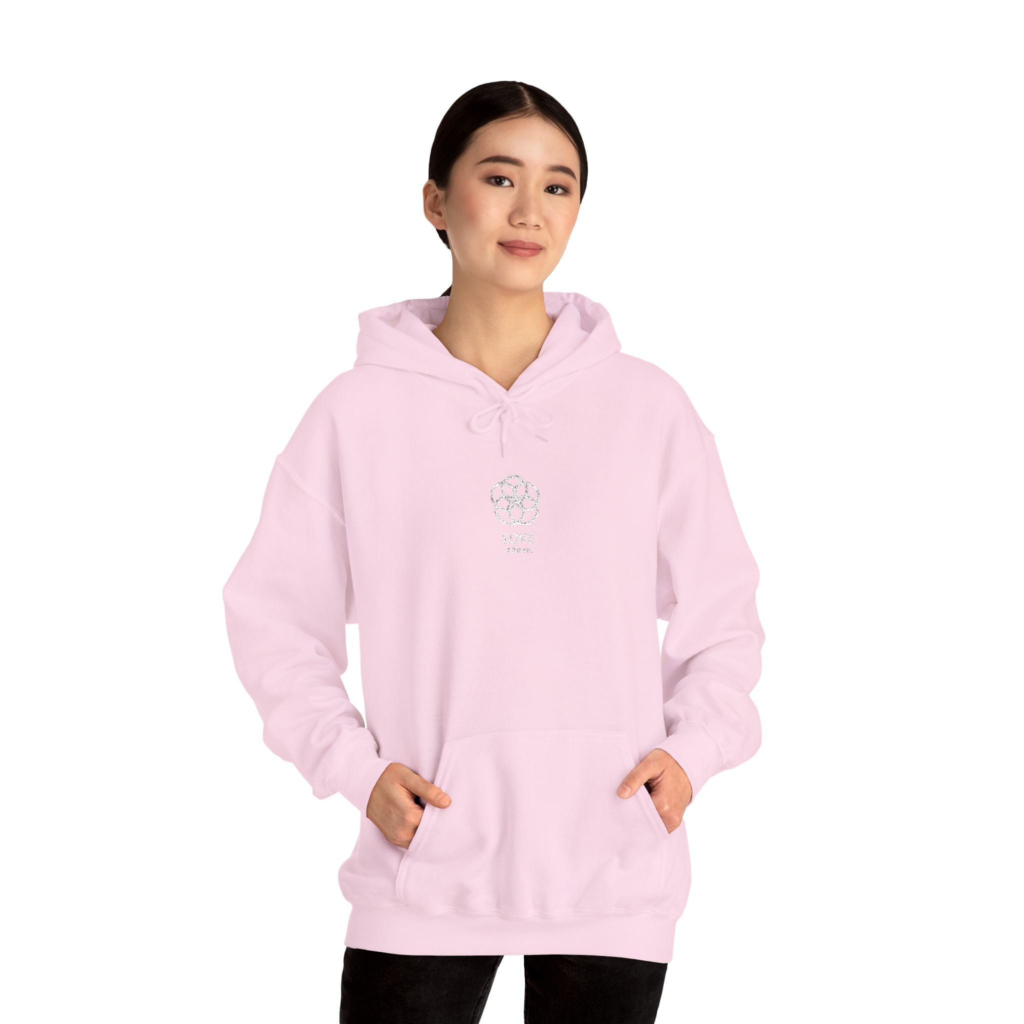 F°6 - LOVE - EMBROIDERED Unisex Heavy Blend™ Hooded Sweatshirt