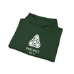 Instinct 396 Hz Star Logo Hoodie | Frequency Botanical Minimalist Design