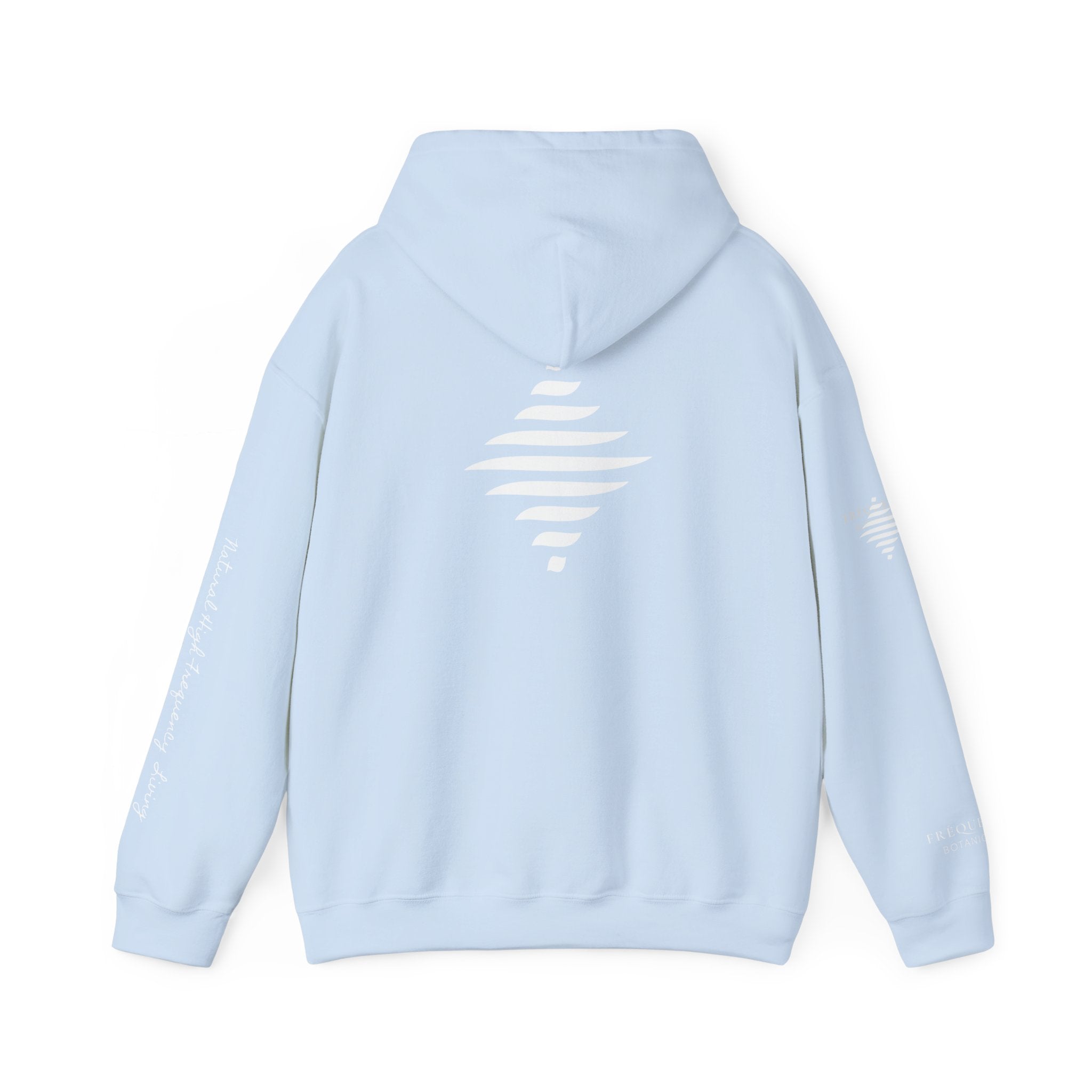 Love 639 Hz Star Logo Hoodie | Frequency Botanical Minimalist Design