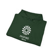 Inspire 965 Hz Star Logo Hoodie | Frequency Botanical Minimalist Design