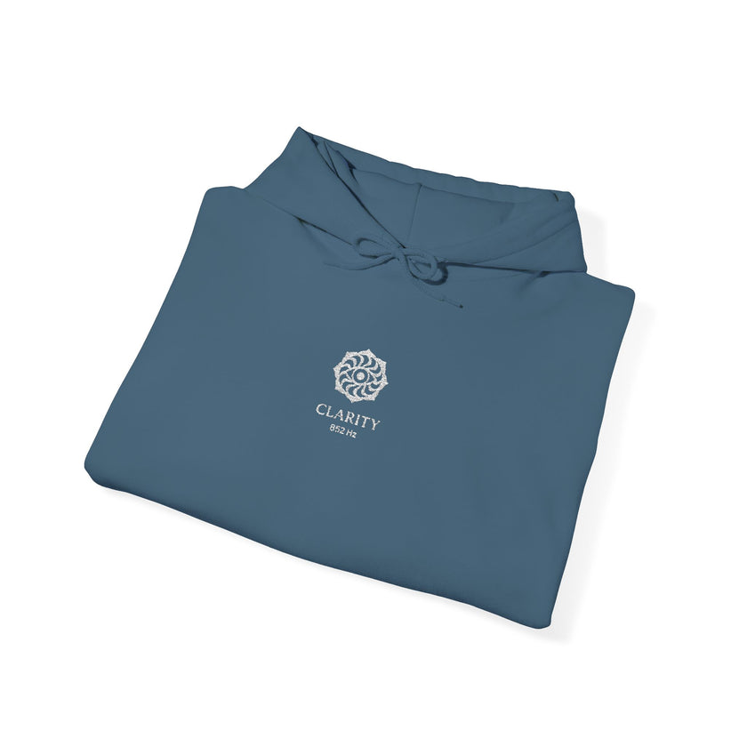 F°8 - CLARITY - EMBROIDERED Unisex Heavy Blend™ Hooded Sweatshirt
