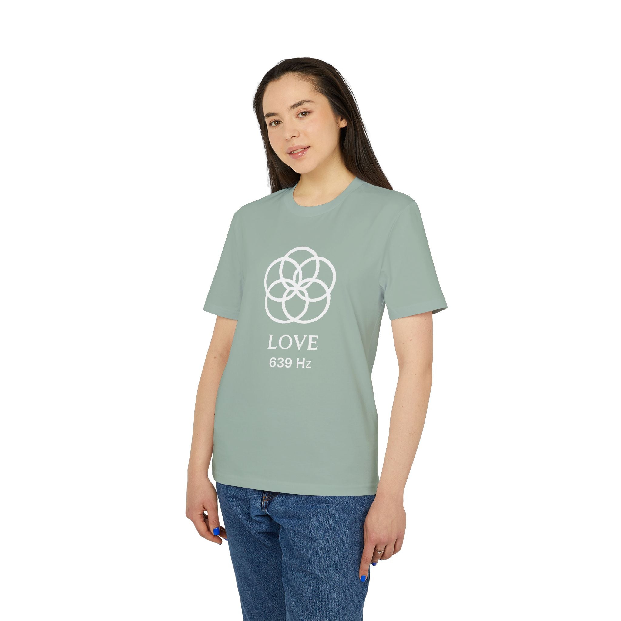 Love 628 Hz T-Shirt — Minimal Spiritual Frequency Tee