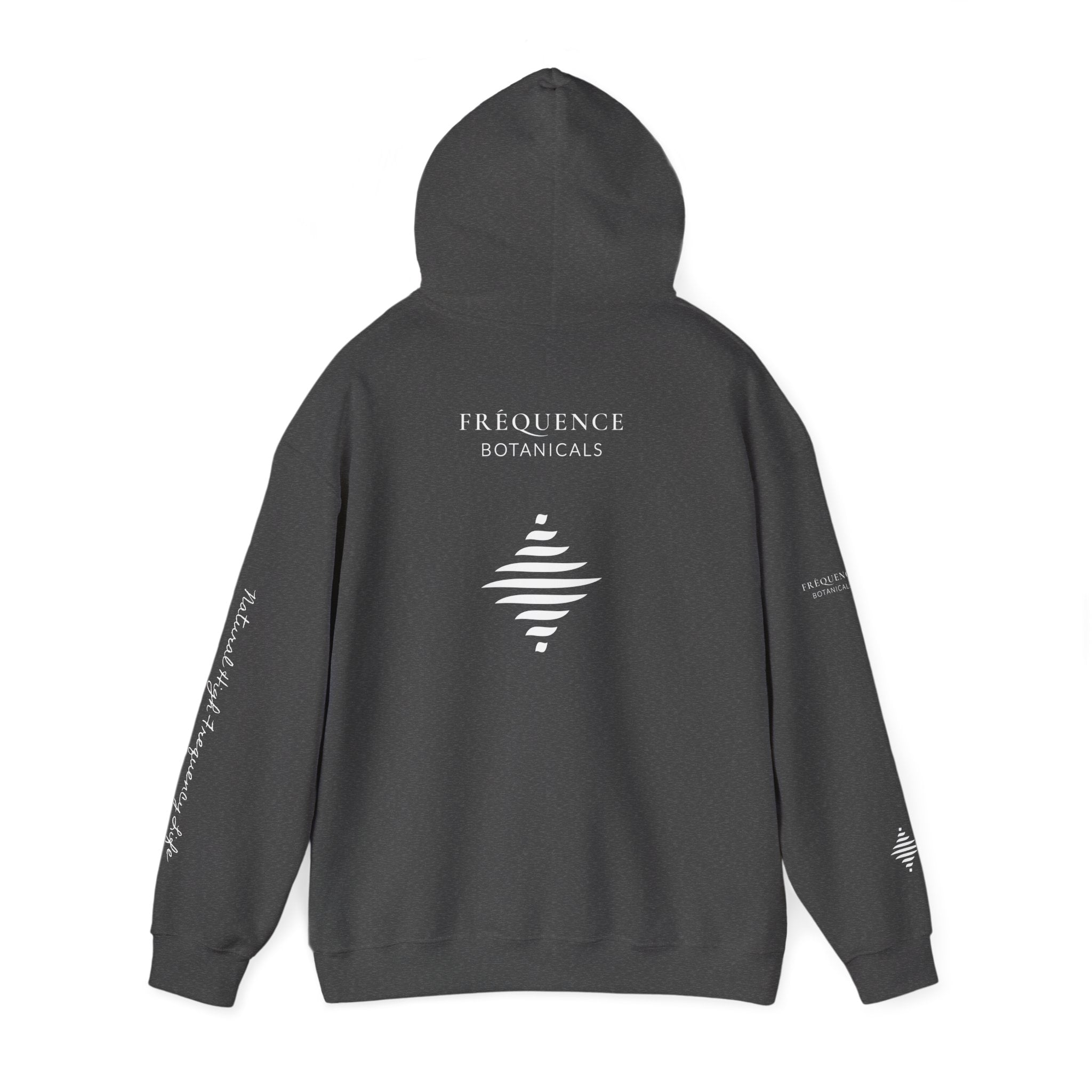 Energy 285 Hz Star Logo Hoodie | Frequency Botanical Minimalist Design