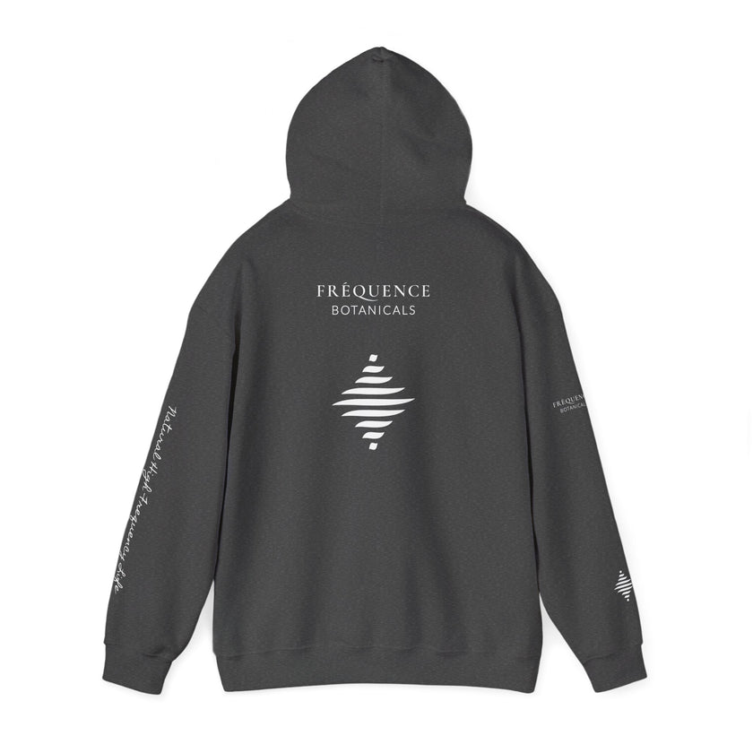 Energy 285 Hz Star Logo Hoodie | Frequency Botanical Minimalist Design