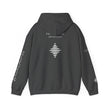 Clarity 852 Hz Star Logo Hoodie | Frequency Botanical Minimalist Design