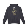 F°6 - LOVE - Unisex Lightweight Hooded Sweatshirt