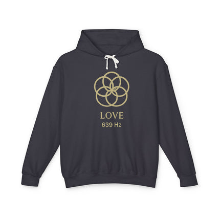 F°6 - LOVE - Unisex Lightweight Hooded Sweatshirt