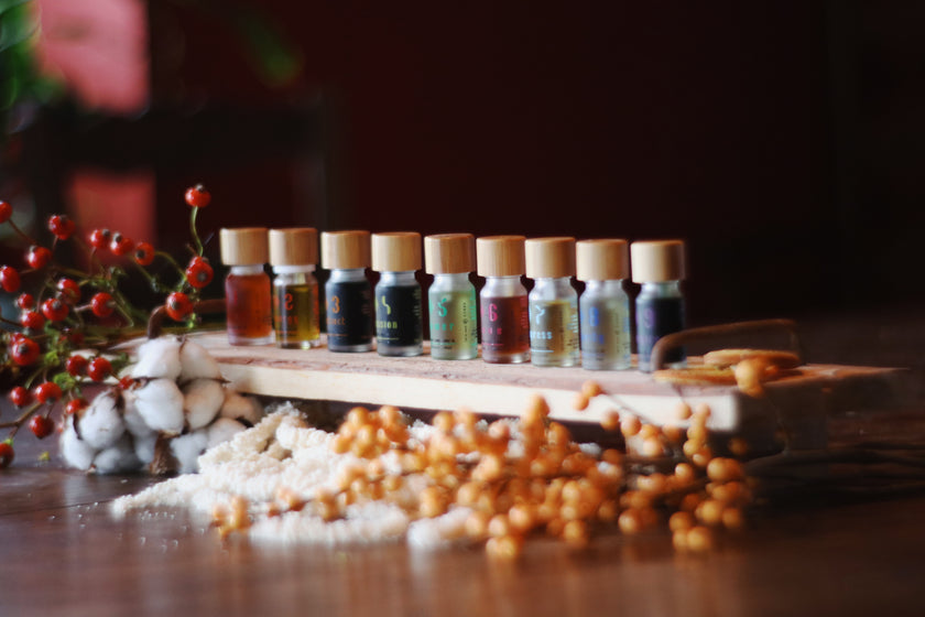 Vital Essence Oil Kit – 9 Essence Oils with (no leather pocket)