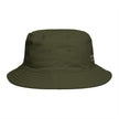 Frequénce Botanicals Embroidered Bucket Hat — Earthy Brown Garden Logo Sun Hat