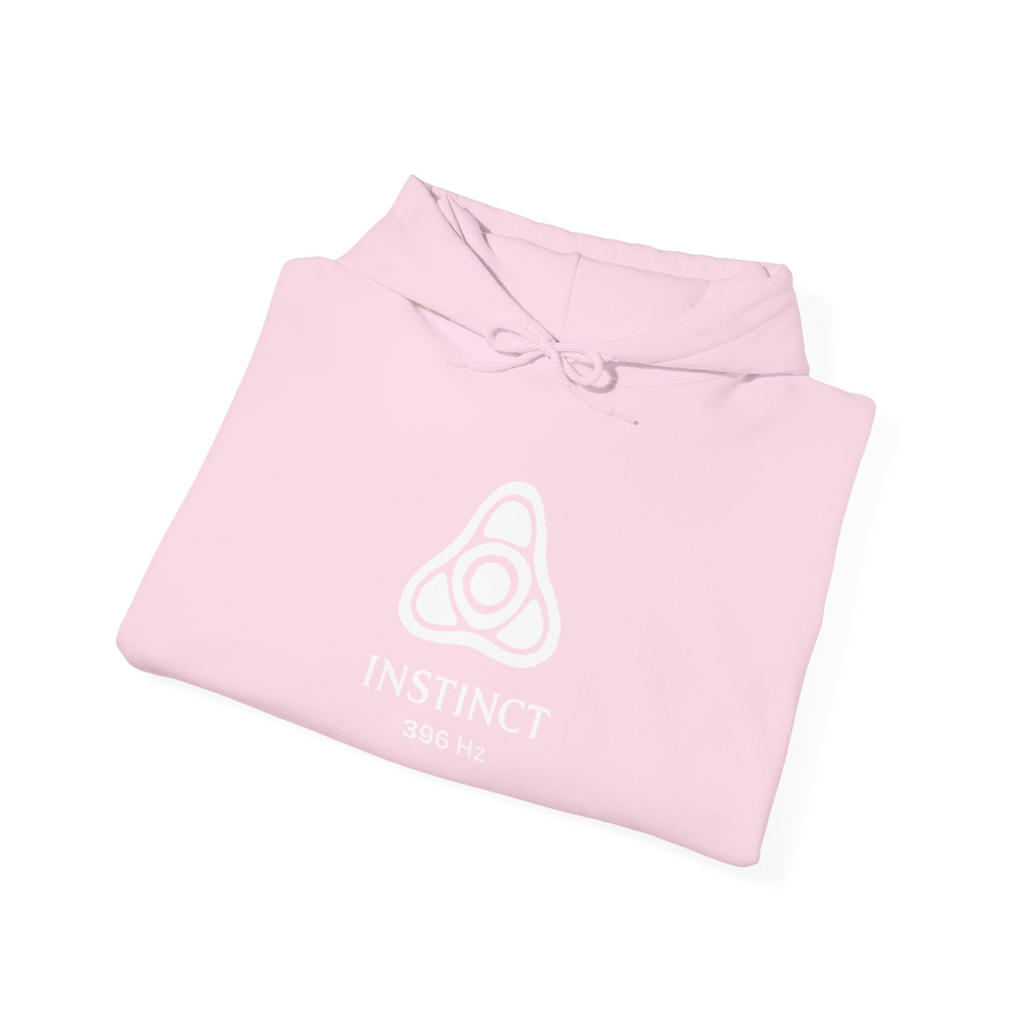 Instinct 396 Hz Star Logo Hoodie | Frequency Botanical Minimalist Design
