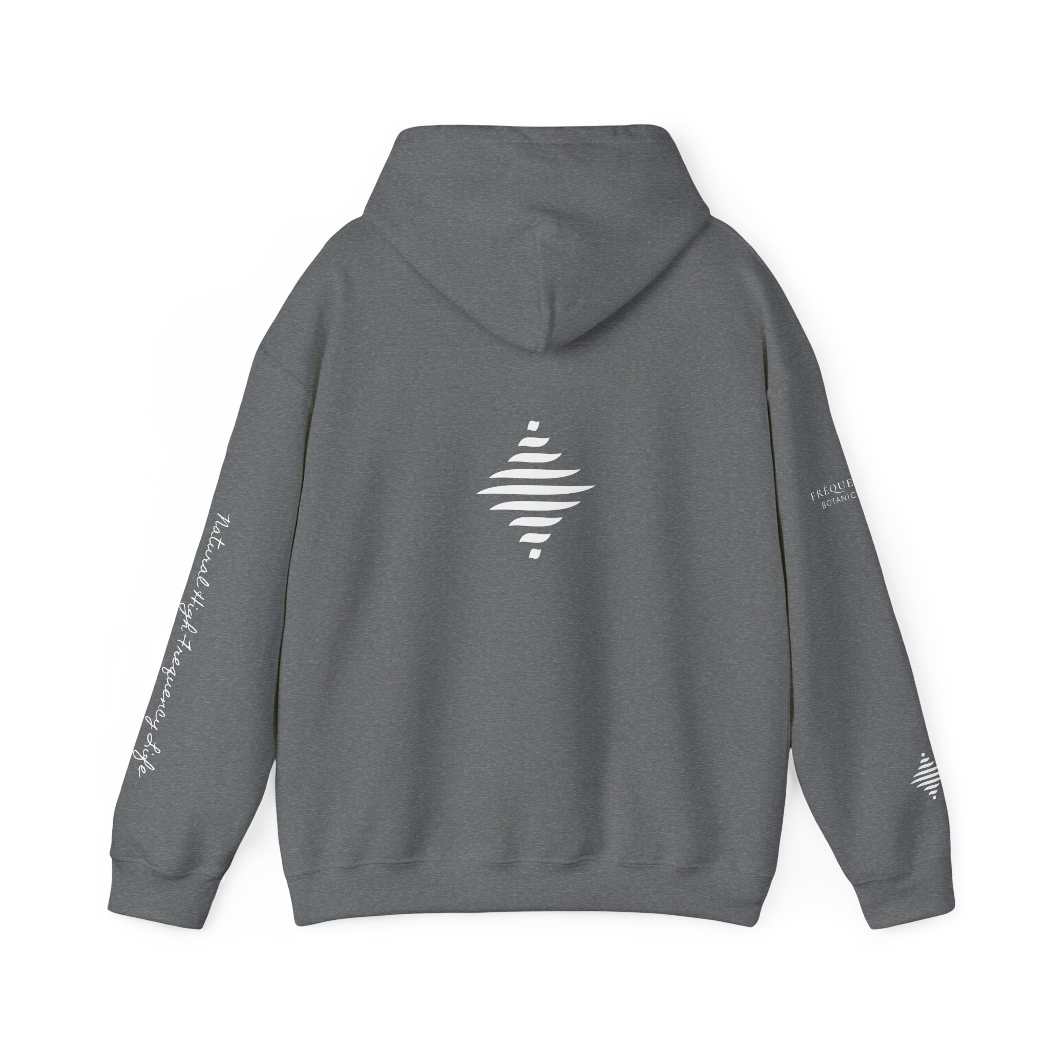 Inspire 965 Hz Star Logo Hoodie | Frequency Botanical Minimalist Design