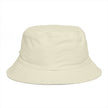 Frequénce Botanicals Embroidered Bucket Hat — Earthy Brown Garden Logo Sun Hat