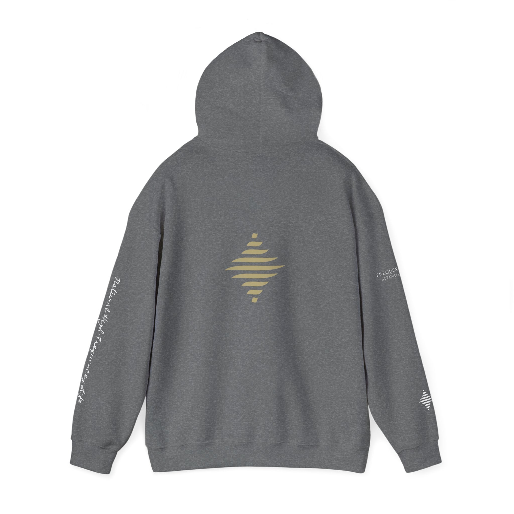 Instinct 396 Hz Star Logo Hoodie | Frequency Botanical Minimalist Design