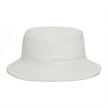 Frequénce Botanicals Embroidered Bucket Hat — Earthy Brown Garden Logo Sun Hat