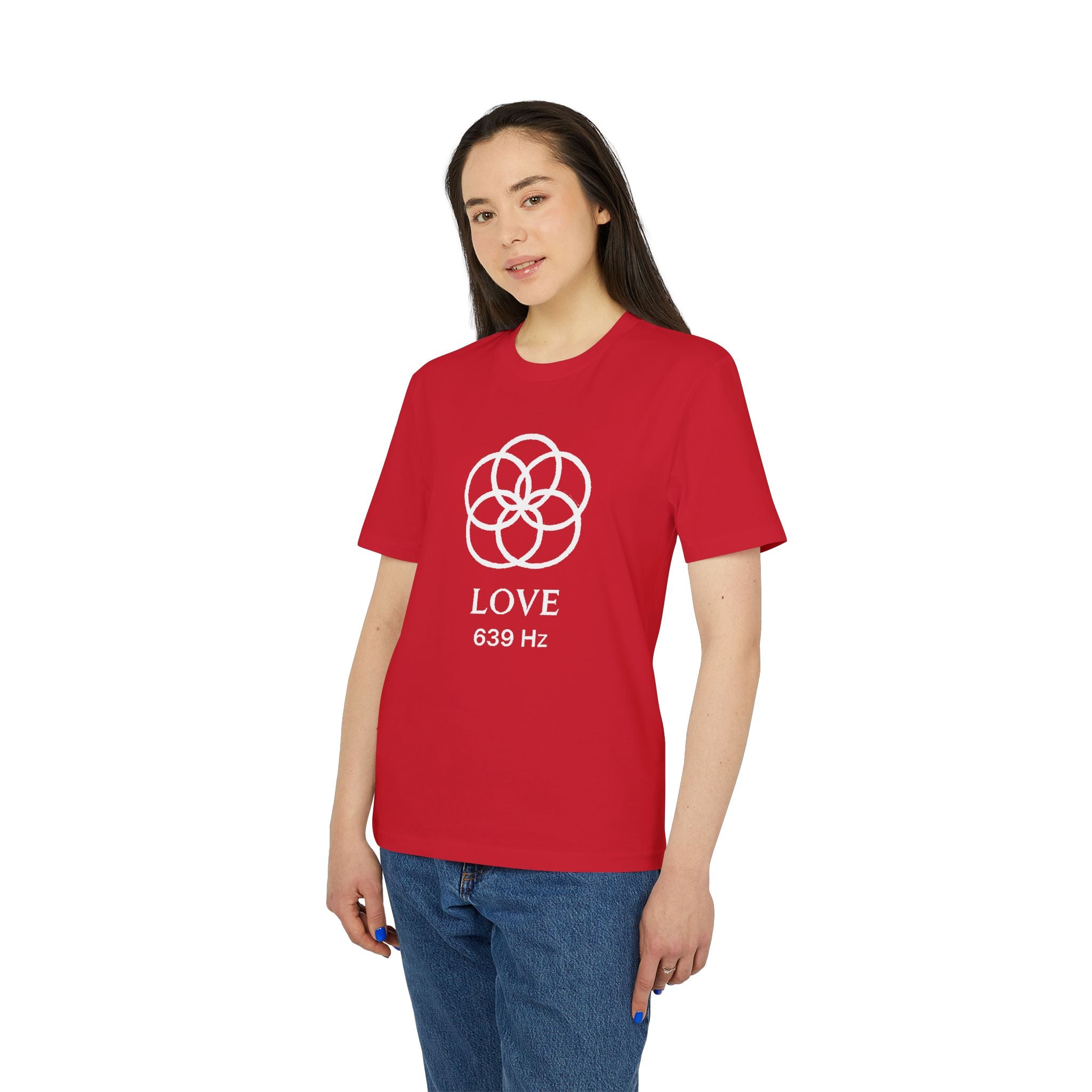 Love 628 Hz T-Shirt — Minimal Spiritual Frequency Tee