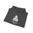 Instinct 396 Hz Star Logo Hoodie | Frequency Botanical Minimalist Design