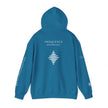 Express 741 Hz Star Logo Hoodie | Frequency Botanical Minimalist Design