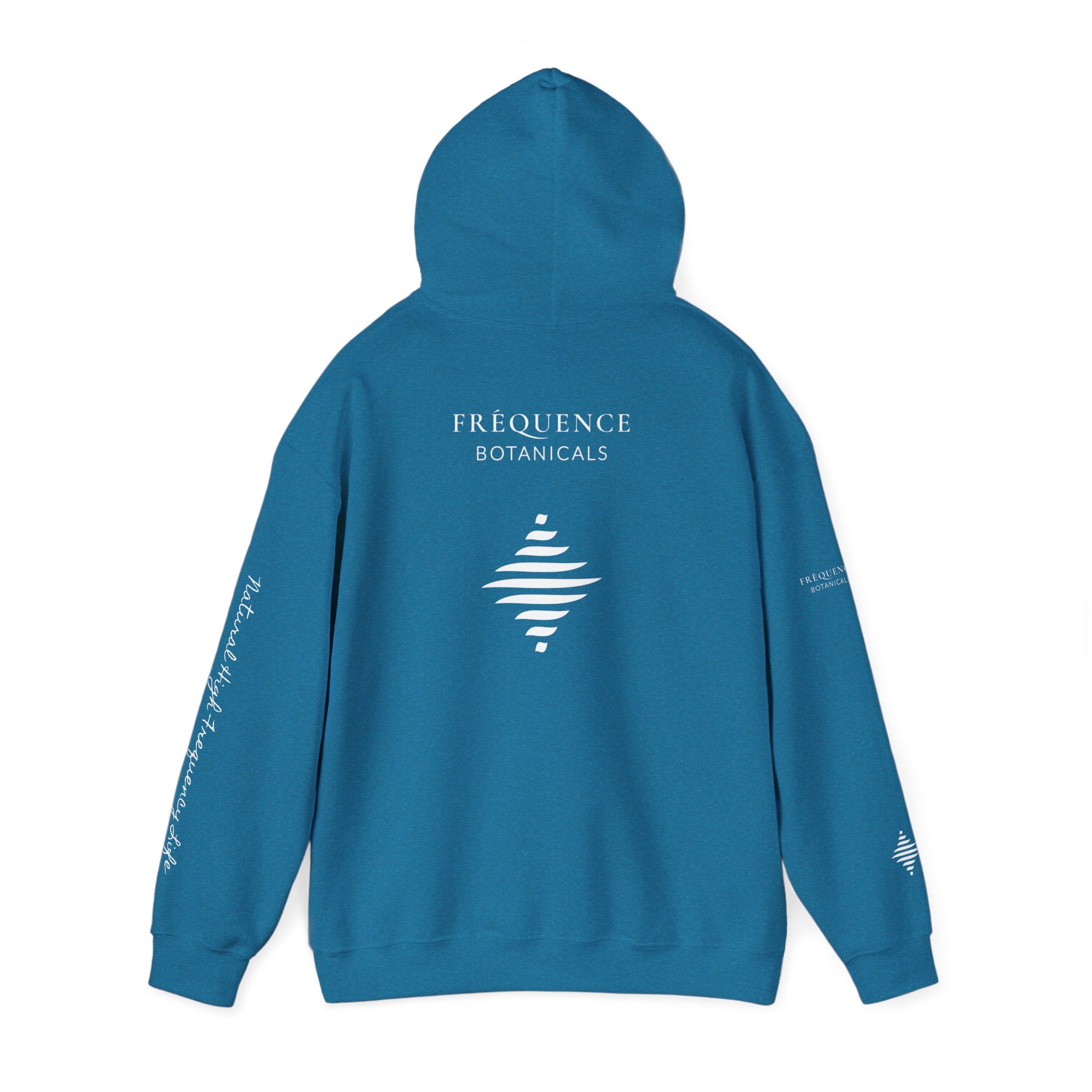 Express 741 Hz Star Logo Hoodie | Frequency Botanical Minimalist Design