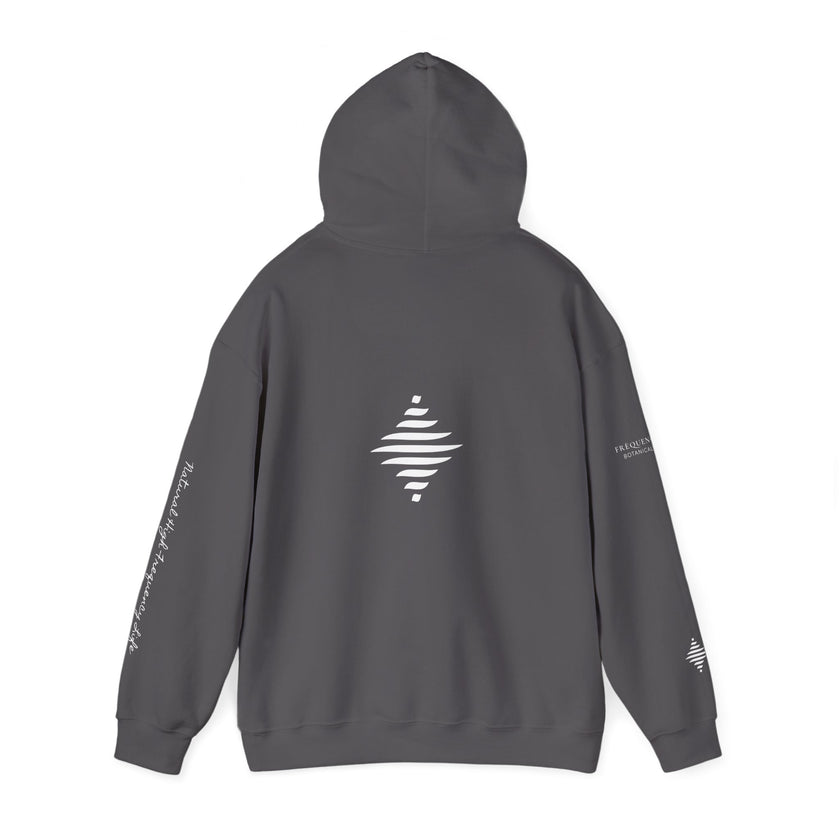 Inspire 965 Hz Star Logo Hoodie | Frequency Botanical Minimalist Design