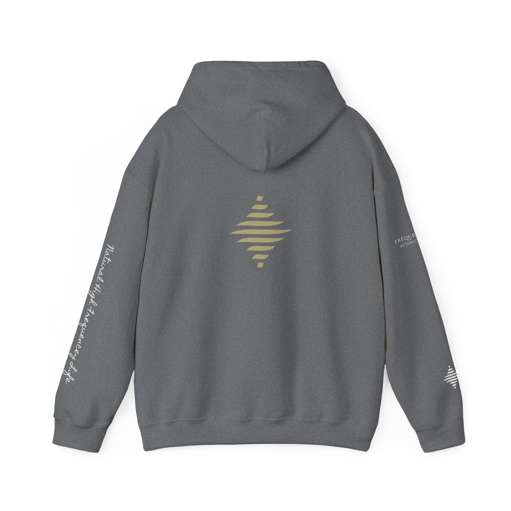 Instinct 396 Hz Star Logo Hoodie | Frequency Botanical Minimalist Design