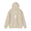 Clarity 852 Hz Star Logo Hoodie | Frequency Botanical Minimalist Design