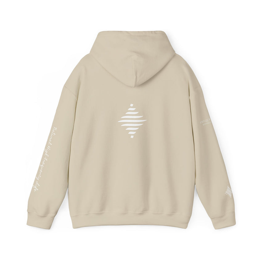 Inspire 965 Hz Star Logo Hoodie | Frequency Botanical Minimalist Design