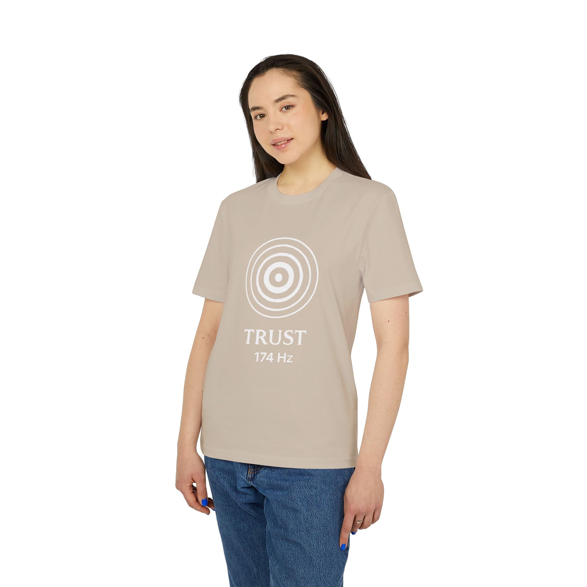 Trust 174 Hz T-Shirt — Minimal Spiritual Frequency Tee