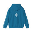 Express 741 Hz Star Logo Hoodie | Frequency Botanical Minimalist Design