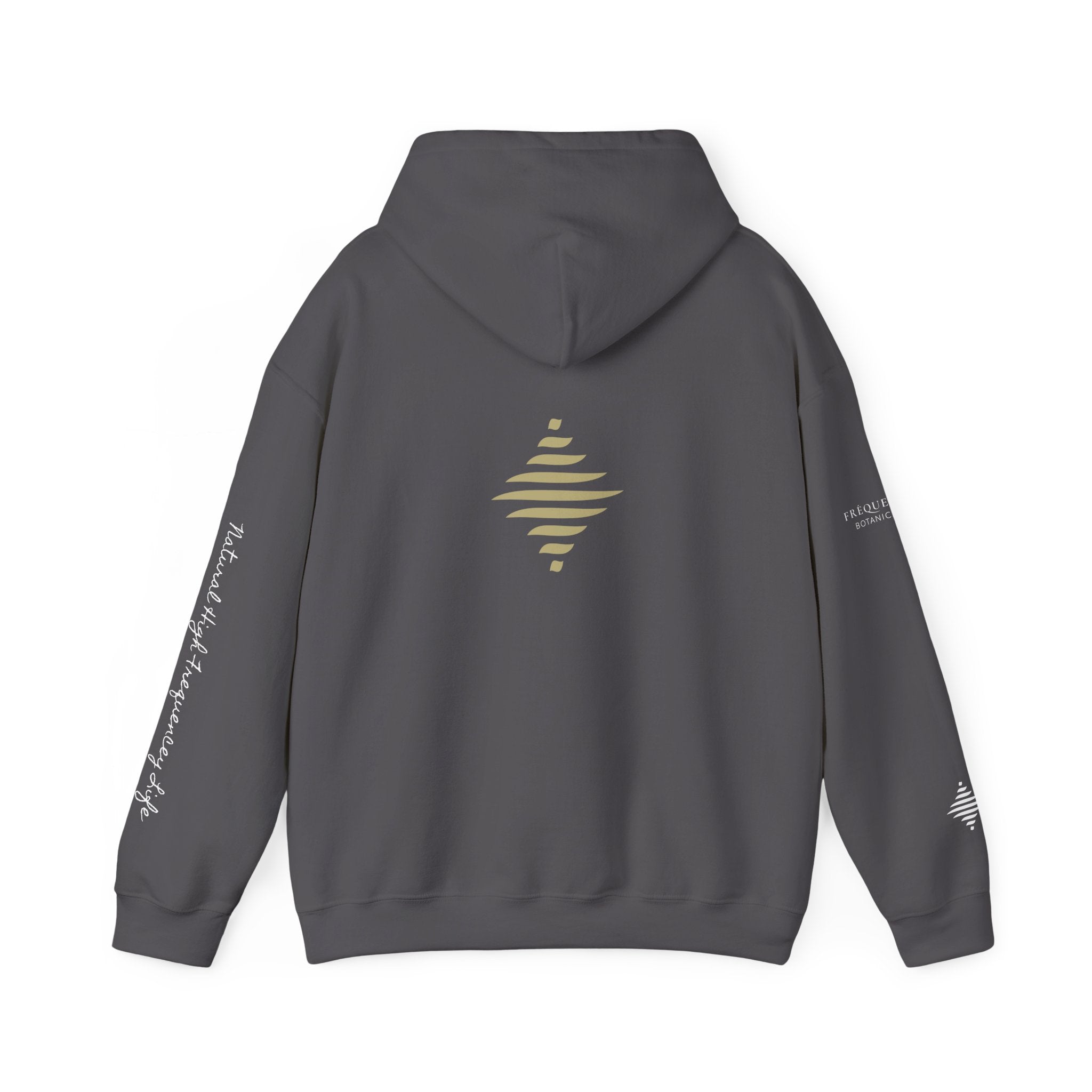 Instinct 396 Hz Star Logo Hoodie | Frequency Botanical Minimalist Design