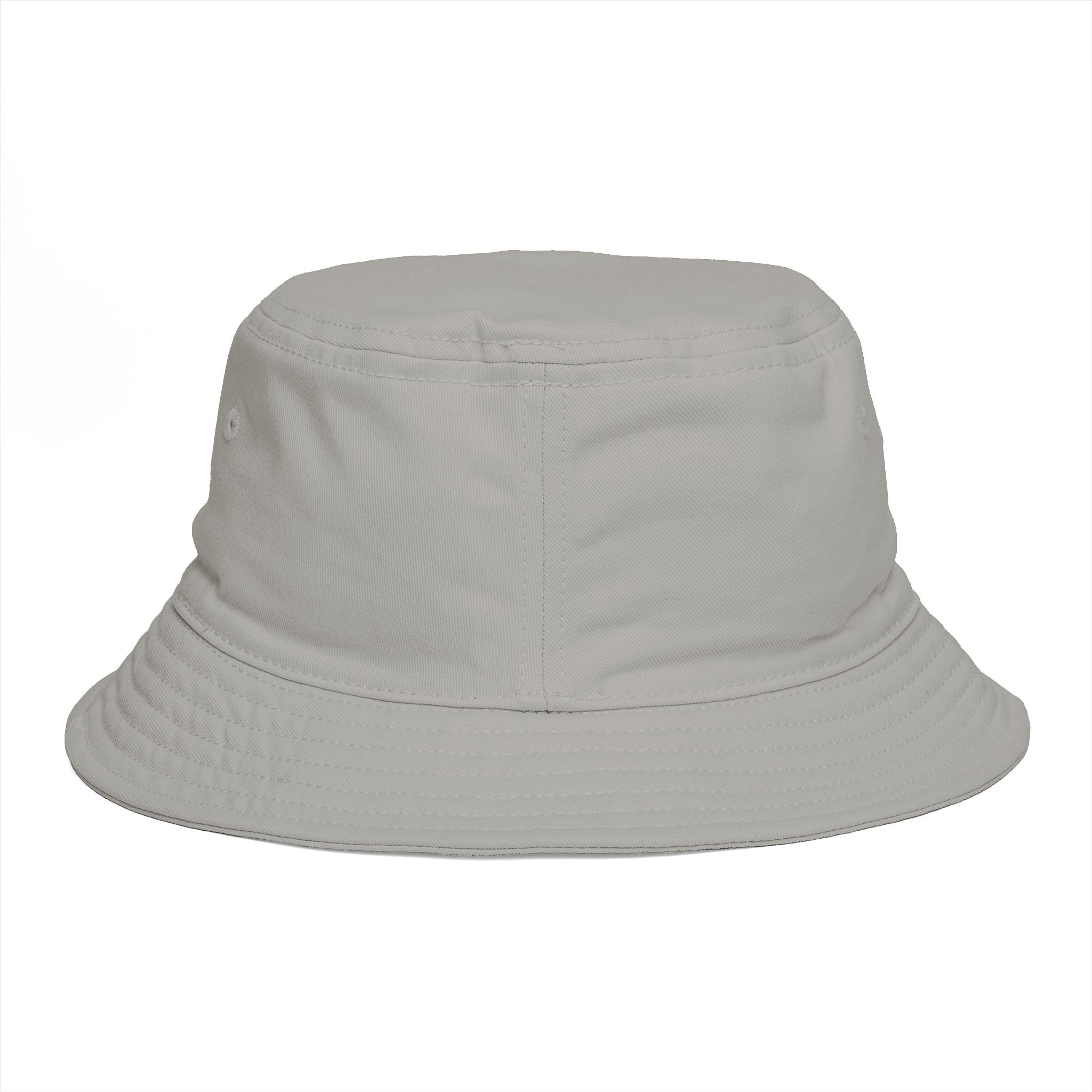 Frequénce Botanicals Embroidered Bucket Hat — Earthy Brown Garden Logo Sun Hat