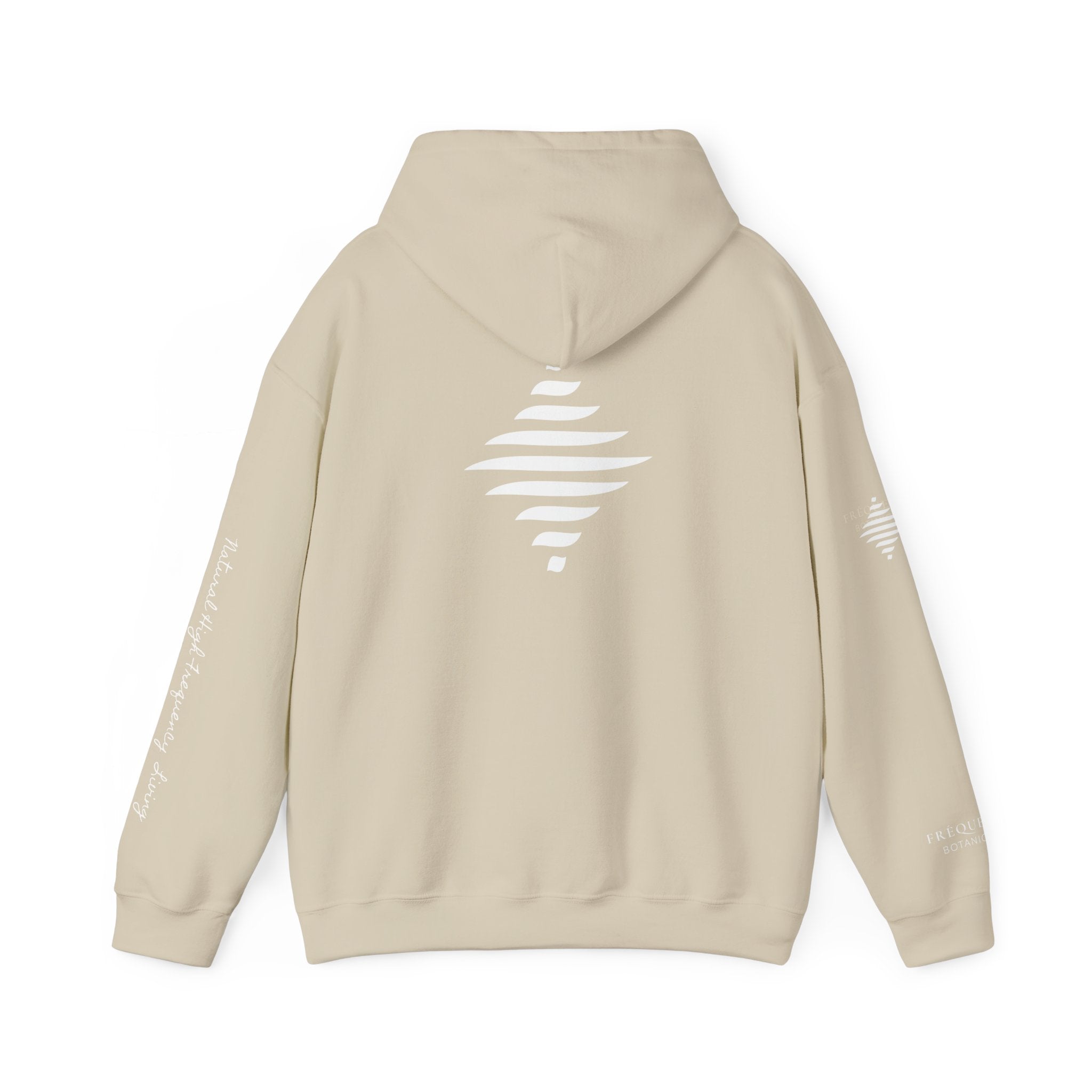 Love 639 Hz Star Logo Hoodie | Frequency Botanical Minimalist Design